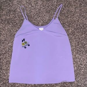 FREE EARRINGS with Beautiful Lilac Blouse